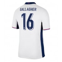 Anglicko Conor Gallagher #16 Domáci futbalový dres ME 2024 Krátky Rukáv